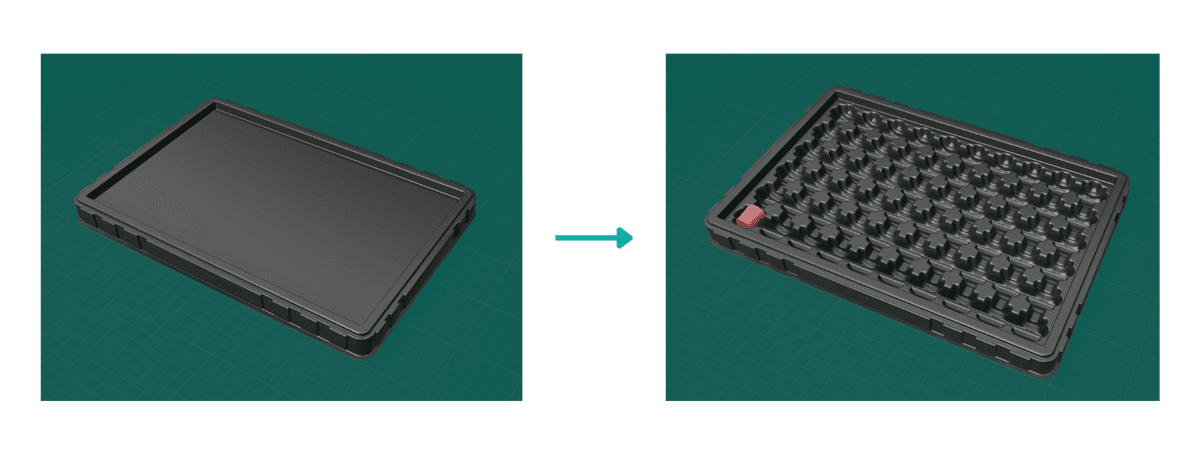 Tray im 3D Generator generieren