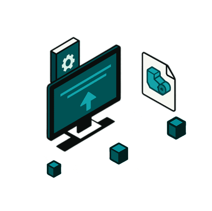 Bauteildaten des 3D Tray Generators 