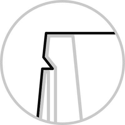 Relevanz vom Hinterschnitt beim Stapeln