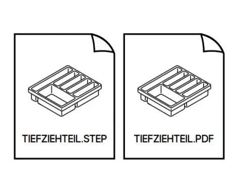 Tiefziehteil CAD-Daten