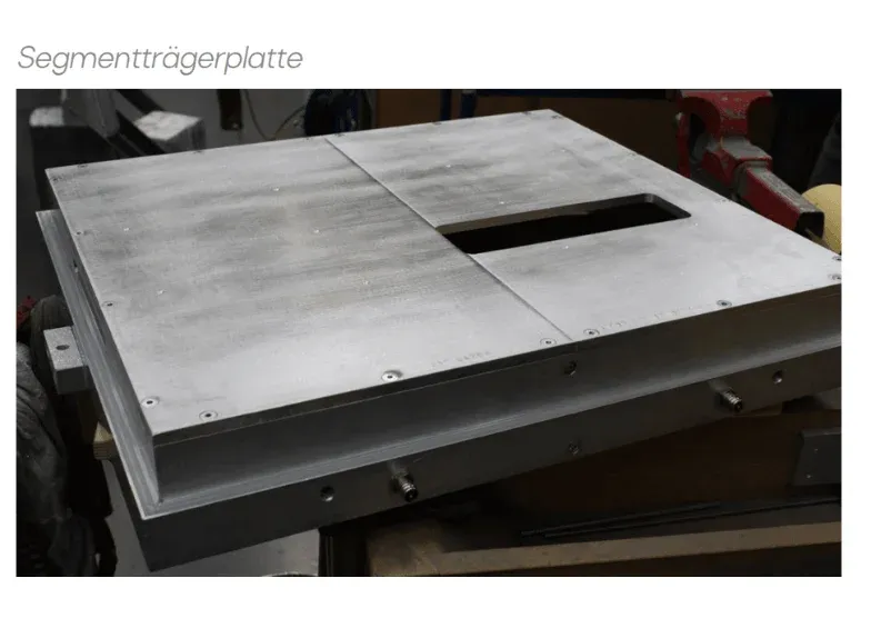 Segmentträgerplatte