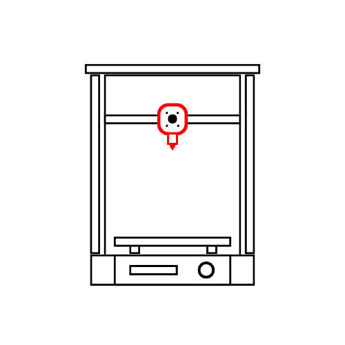 3D-Druck Material Aufheizen 