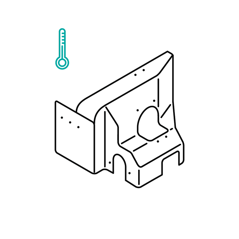Kunststoffabdeckung für Maschinen