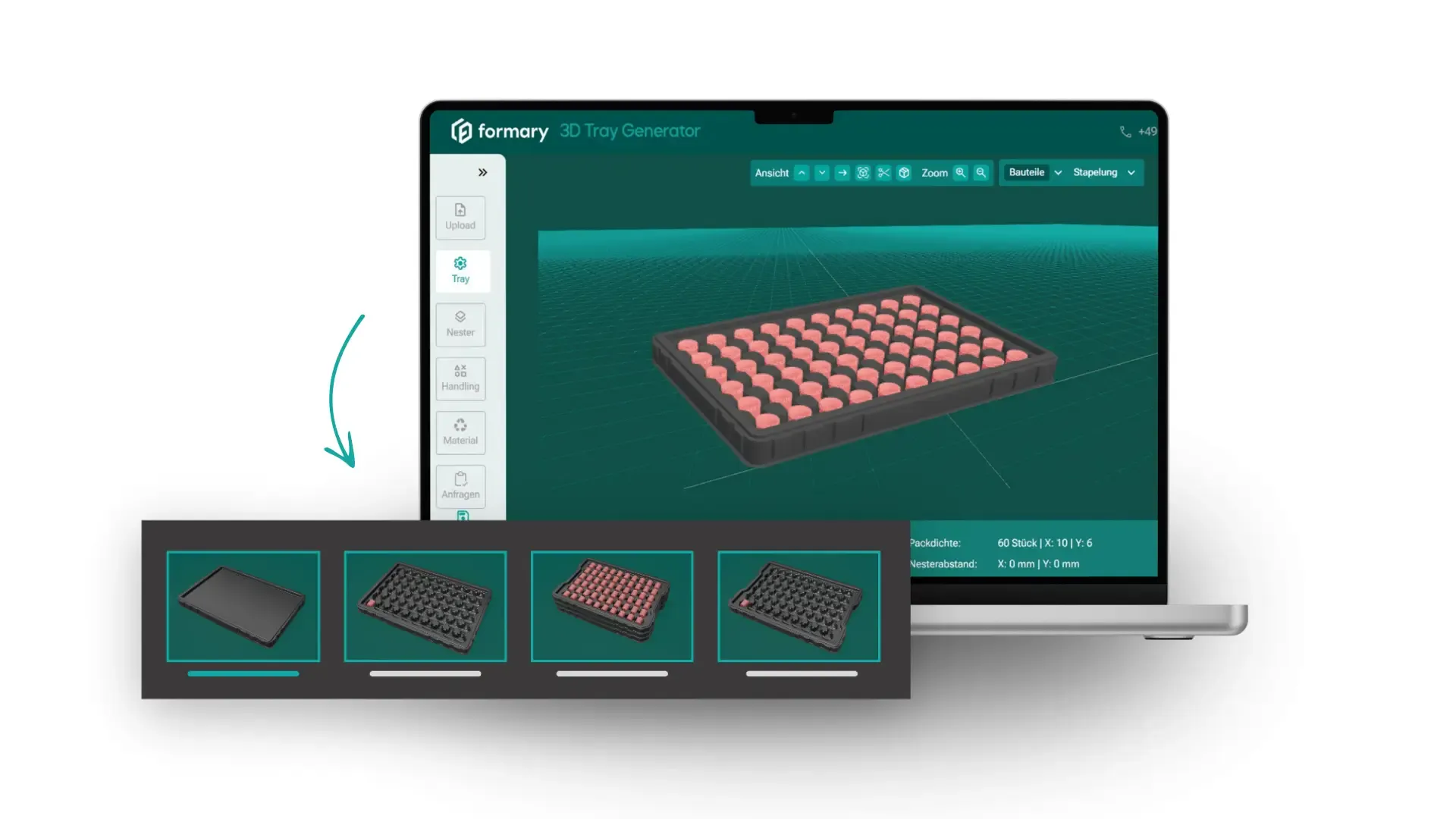 3D Tray Generator v2 Mockup