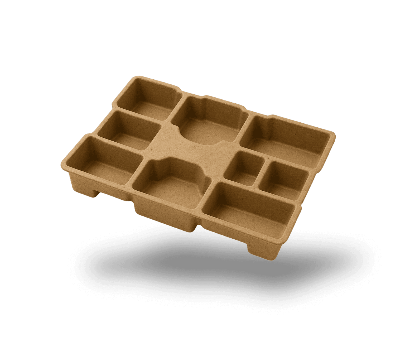 Faserguss Inlay mit variablen Nestern