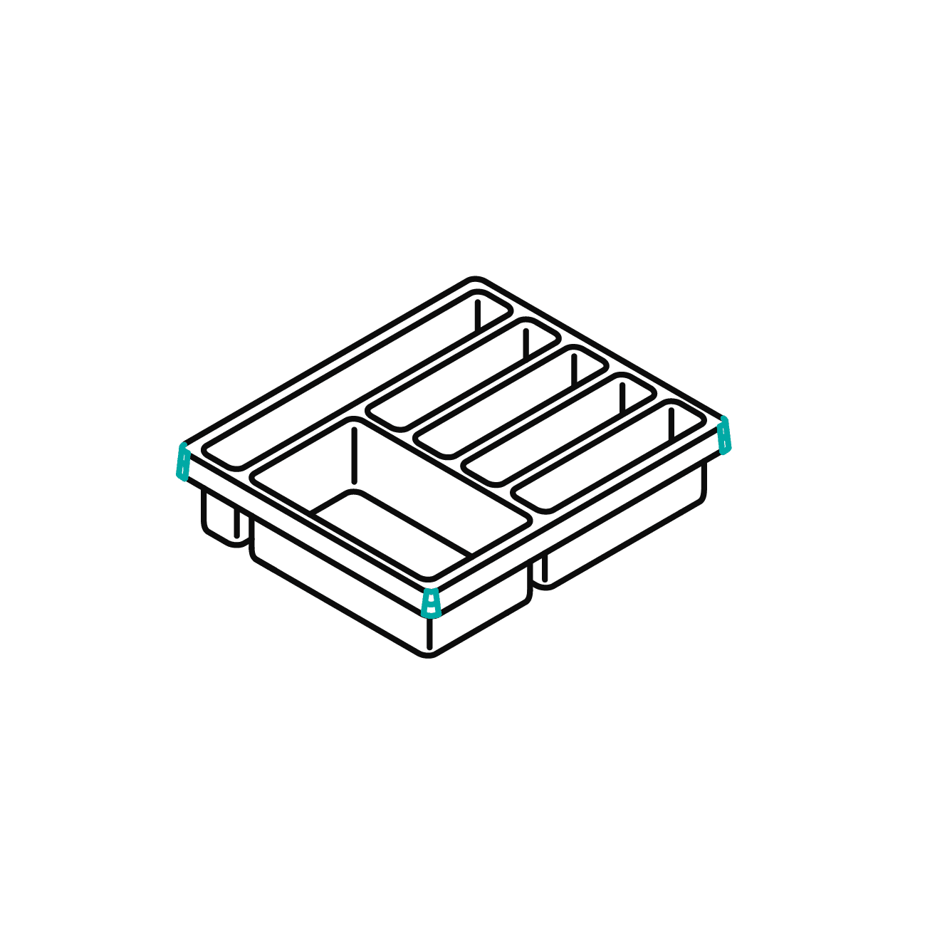 Radien der Tiefzieheinlage